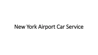 New York Airport Car Service