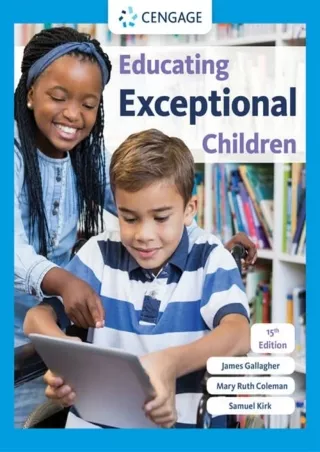 DOWNLOAD️ FREE (PDF) Educating Exceptional Children (MindTap Course List)