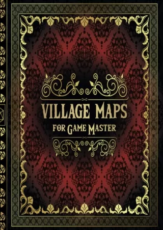 ✔Download⭐ Book [⚡PDF] Village Maps for Game Master: 50 Unique and Customizable