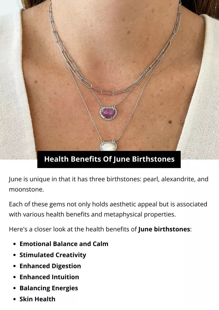 health benefits of june birthstones