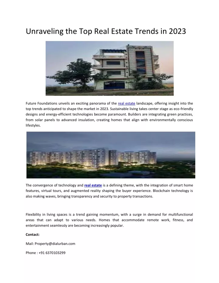 unraveling the top real estate trends in 2023