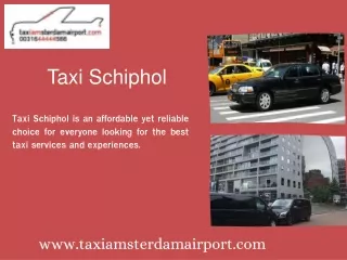 Taxi Schiphol