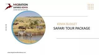 Kenya Budget Safari Tour Package