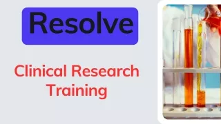 Clinical Research Training