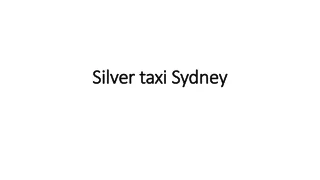 Silver taxi Sydney