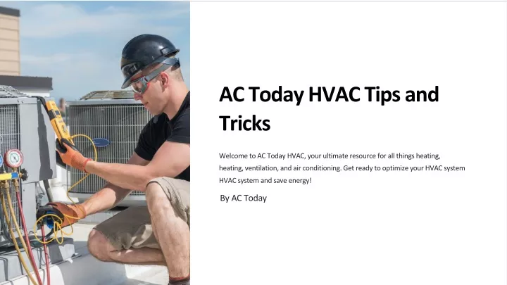 ac today hvac tips and tricks