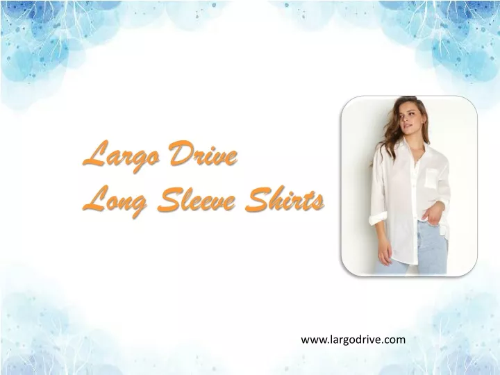 largo drive long sleeve shirts