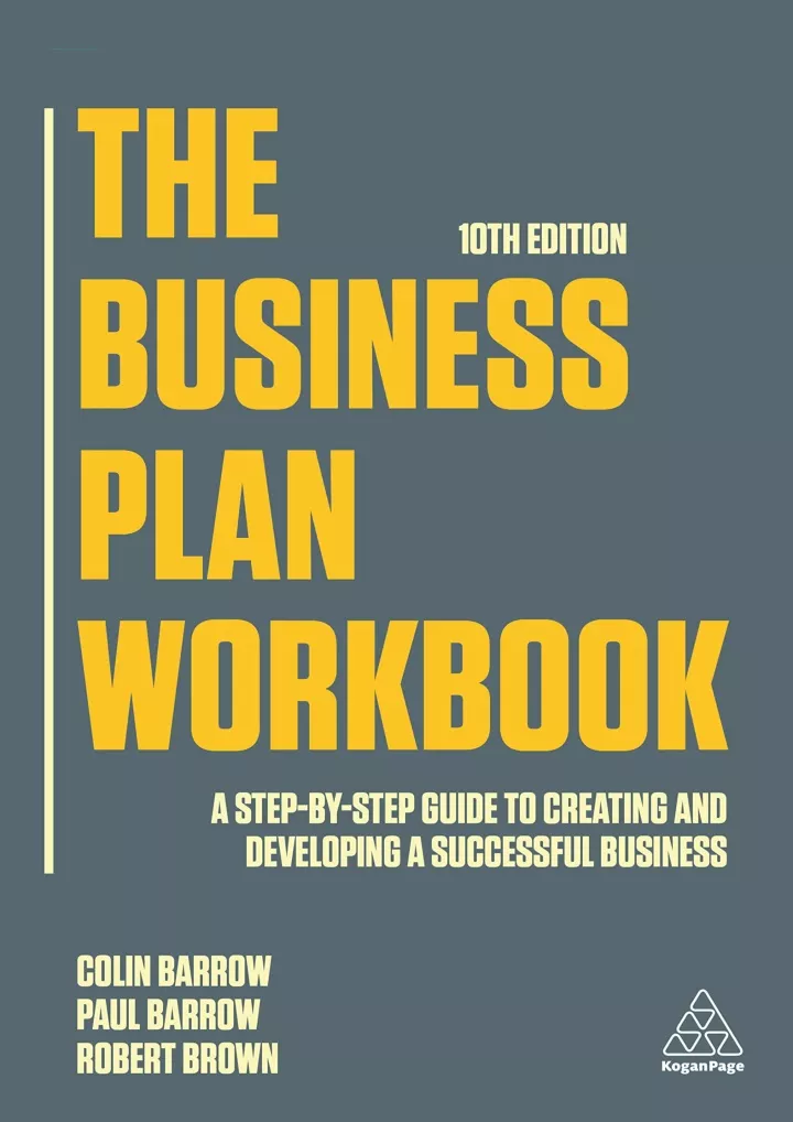 the business plan workbook a step by step guide