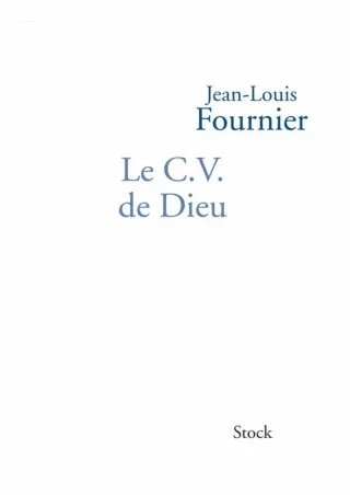 [EBOOK] DOWNLOAD Le C.V. de Dieu (Littérature Française) (French Edition)