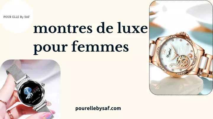 montres de luxe pour femmes