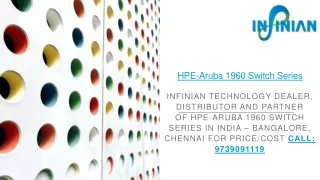 HPE-Aruba 1960 Switch Series | Model List Price/Cost in India