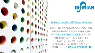 HPE-Aruba 1830 Switch Series | Model List Price/Cost in India