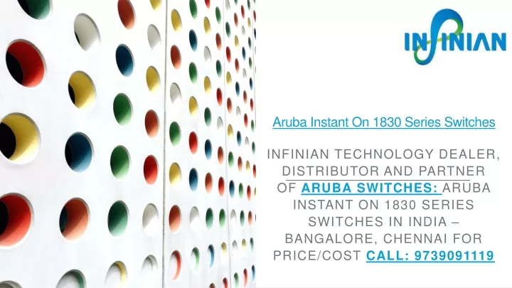 aruba instant on 1830 series switches