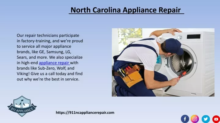 north carolina appliance repair