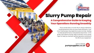 Slurry Pump Repair Keeping Your Operations Running Smoothly