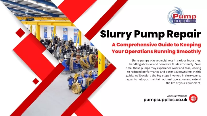 slurry pump repair a comprehensive guide