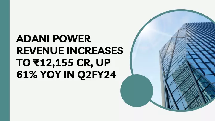 adani power revenue increases