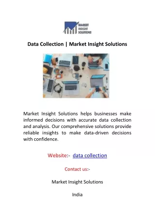 Data Collection | Market Insight Solutions