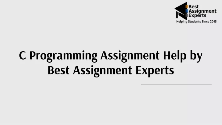 c programming assignment help by best assignment
