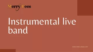Instrumental live band2