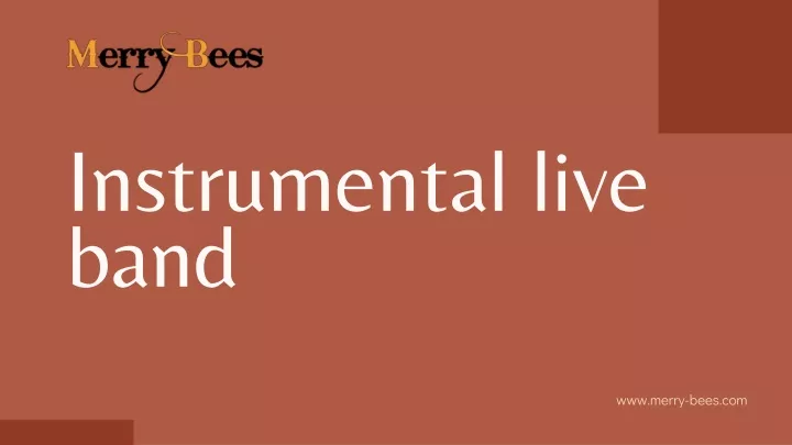 instrumental live band
