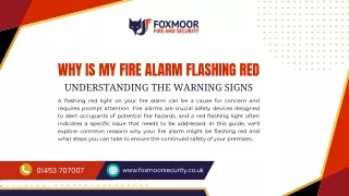 Why Is My Fire Alarm Flashing Red