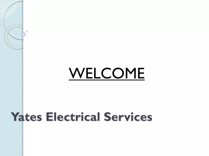 yates electrical services