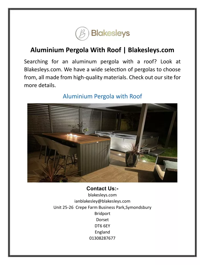 aluminium pergola with roof blakesleys com