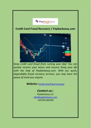 credit card fraud recovery paybackeasy com