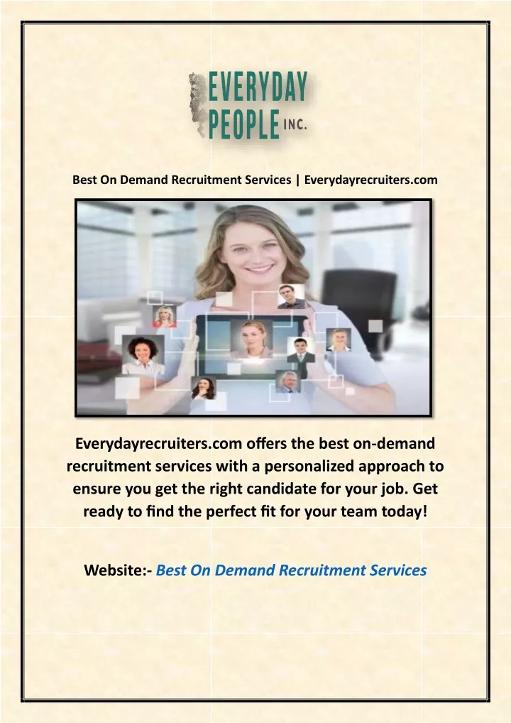 best on demand recruitment services