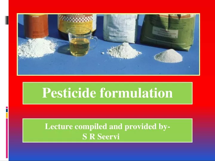 pesticide formulation