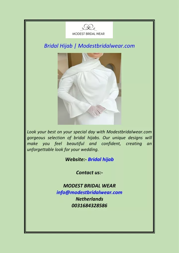 bridal hijab modestbridalwear com