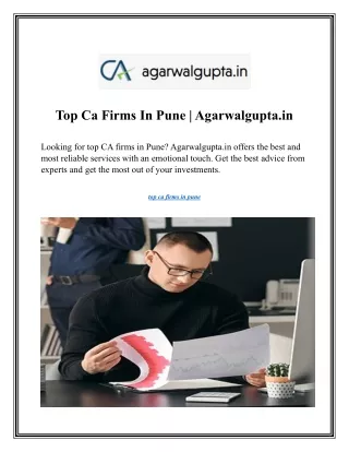 Top Ca Firms In Pune | Agarwalgupta.in