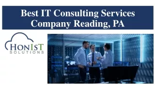Best IT Consulting Services Company Reading, PA