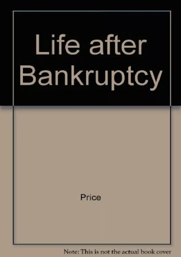 get pdf download life after bankruptcy