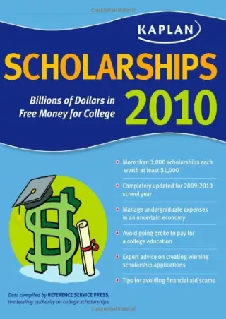 [PDF] ⭐DOWNLOAD⭐  Kaplan Scholarships 2010: Billions of Dollars in Free Money fo