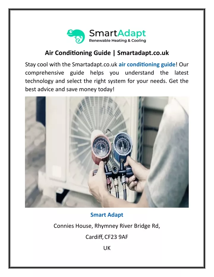 air conditioning guide smartadapt co uk