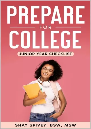 [PDF ✔Read❤ ONLINE]  Prepare for College: Junior Year Checklist