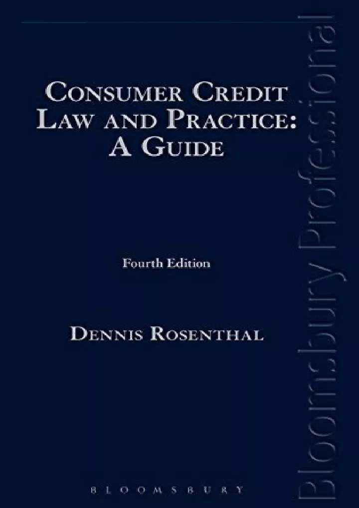 read pdf consumer credit law and practice a guide