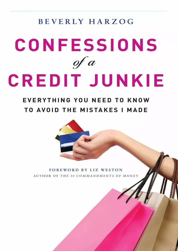 pdf download confessions of a credit junkie