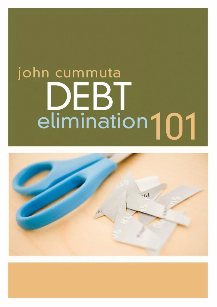 read pdf debt elimination 101 download pdf read