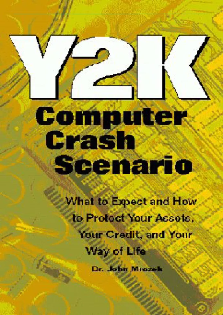 pdf read online the y2k computer crash scenario