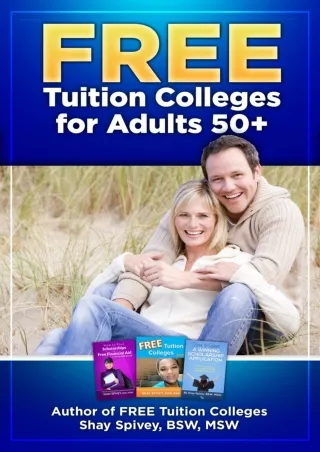 ⭐DOWNLOAD⭐/PDF  FREE Tuition Colleges for Adults 50