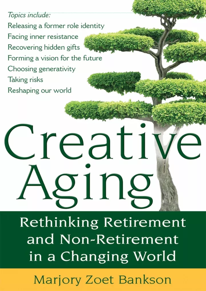 read download creative aging rethinking