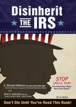 PDF/✔Read❤/⭐DOWNLOAD⭐  Disinherit the IRS