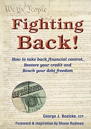 ⭐DOWNLOAD⭐/PDF  Fighting Back!: How to Take Back Financial Control, Restore Your