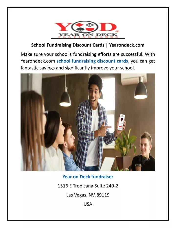 school fundraising discount cards yearondeck com