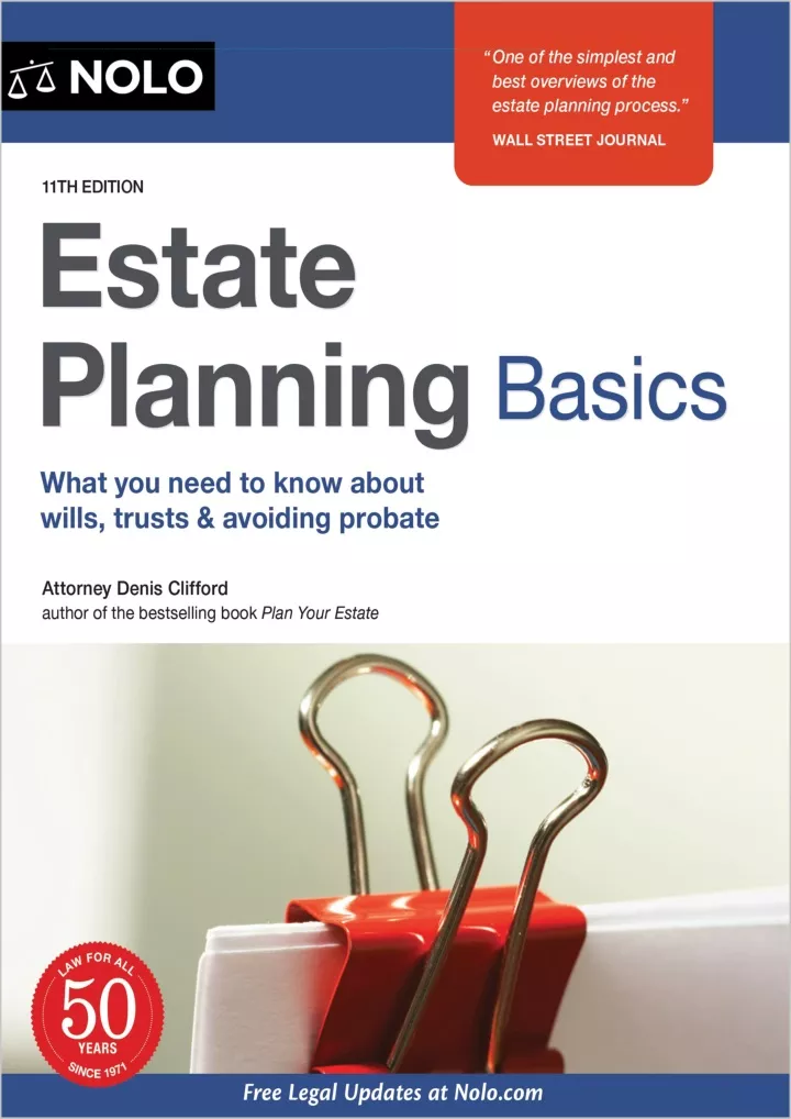 pdf estate planning basics download pdf read