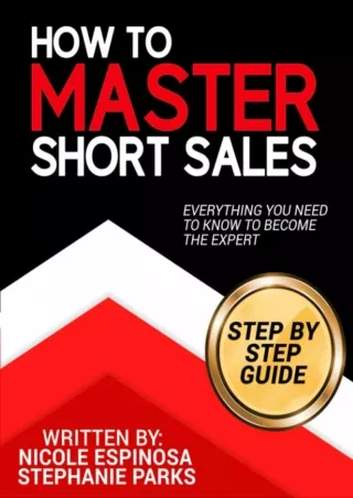 Download⚡️PDF❤️ How To Master Short Sales