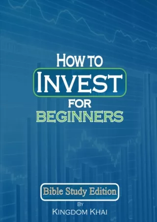 [PDF]❤️DOWNLOAD⚡️ How to Invest for Beginners | Personal Finance Management Budgeting Planner | Money Investment Guide |